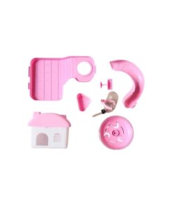 HAMSTERA ACRILICO C/ ACCESORIOS - N1